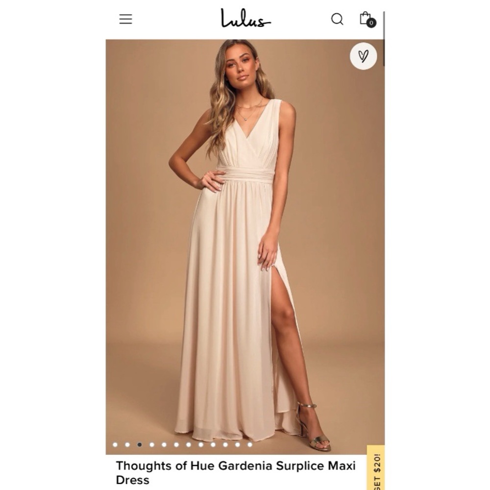 Lulu’s Surplice Maxi Dress